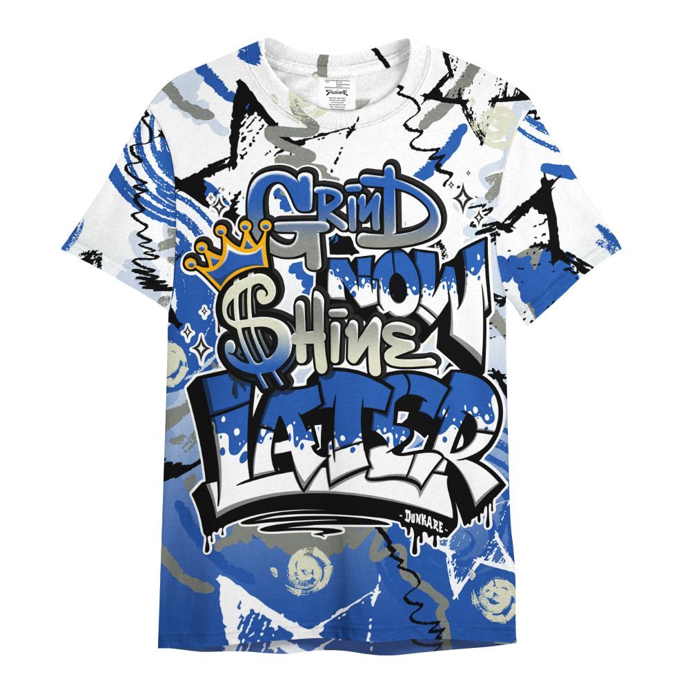 Shirt To Match Lucky Shorts 3s - Grind Shine Later Drip All Over Print