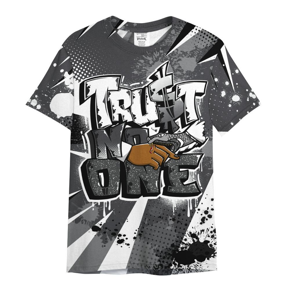 Shirt To Match Fear 4s - Poly Trust No One Dripping All Over Print