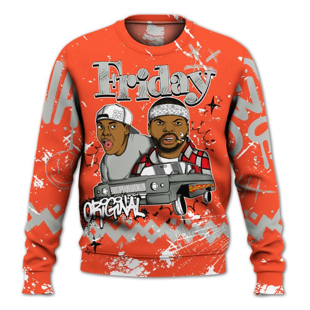 Sweatshirt To Match Air Max 1 86 Cosmic Clay - Friday Sneaker Crayon All Over Print