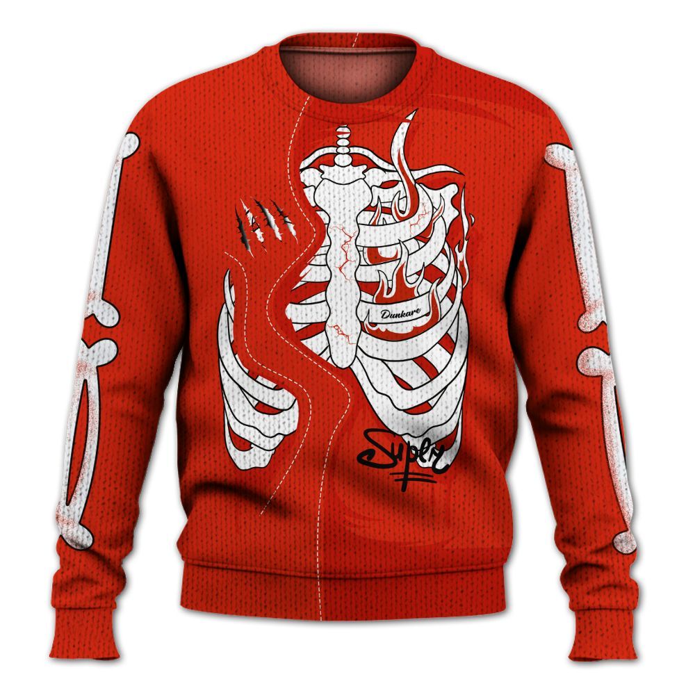 Knitted Sweater To Match Retro Cherry 11s - It's The Kick For Me