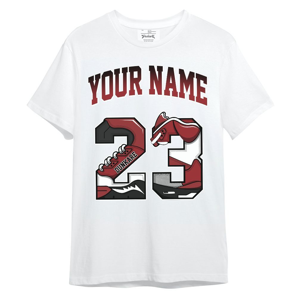 Shirt To Match Alternate Flu Game 12s - Custom Name Number 23 5s Unisex Shirt