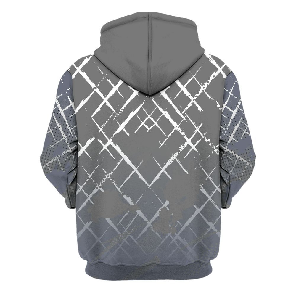 Hoodie To Match Cool Grey 6s - Halftone Stand Business Dripping All Over Print