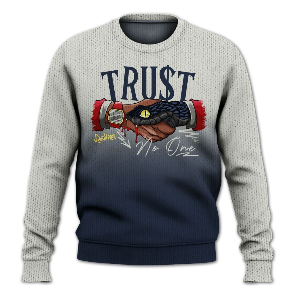 Knitted Sweater To Match Dunk Low COJP What The 2024 - Snake Trust No One Drip