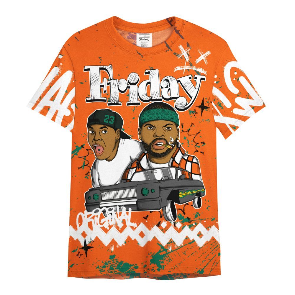 Shirt To Match SoleFly Sail Gorge Green 3s - Friday Sneaker Crayon All Over Print