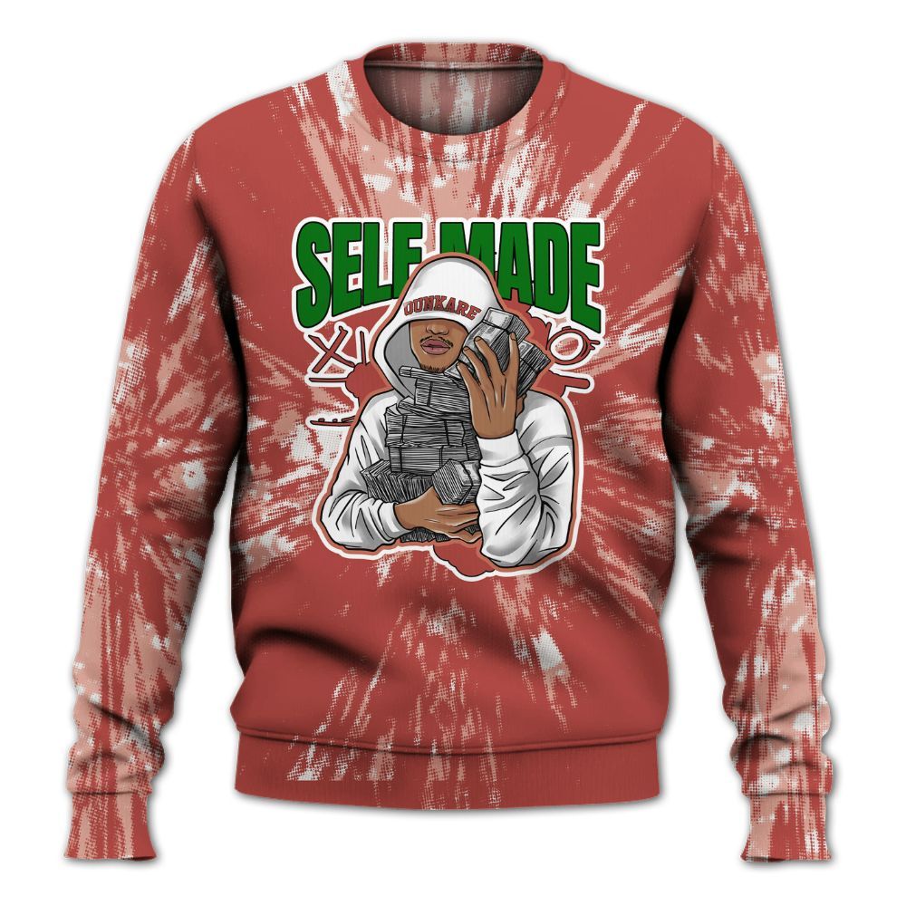 Sweatshirt To Match Dune Red 13s - Selfmade Lux All Over Print