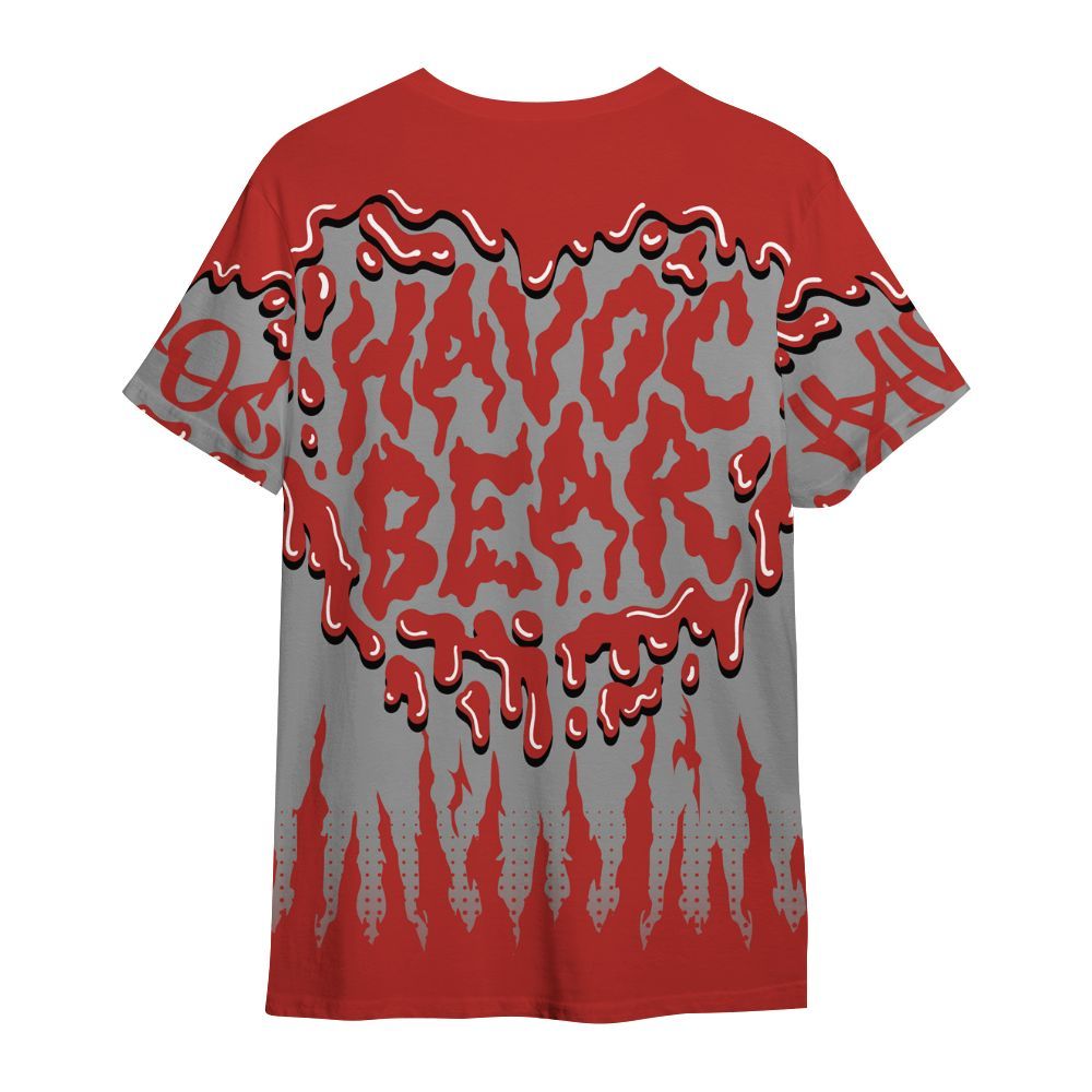 Shirt To Match Bred Reimagined 4s - Havok Bear Dripping All Over Print