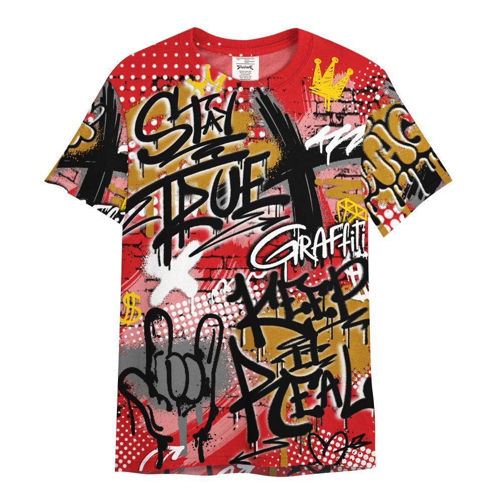 Shirt To Match Scoot Zeros Retro Portland - True It Real Graffiti Streetwear All Over Print