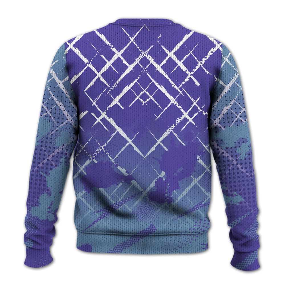 Knitted Sweater To Match Retro Concord 5s - Halftone Stand Business Dripping