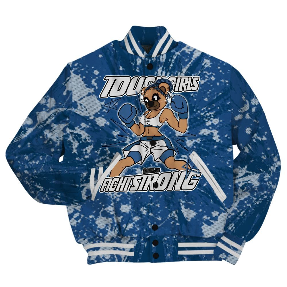 Varsity Jacket To Match High OG Midnight Navy 1s Shirt - Gritty Girls Bear Luxury All Over Print