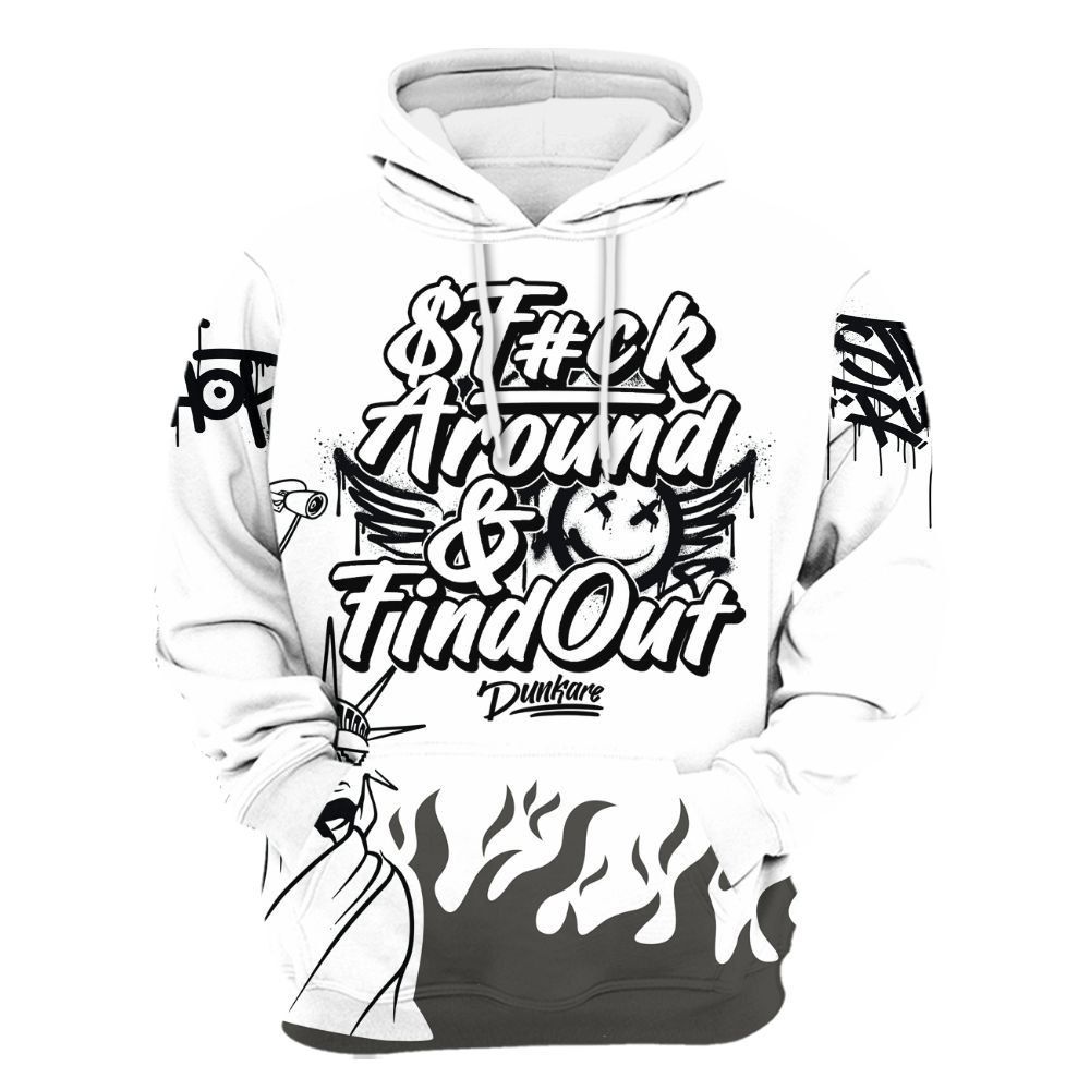 Hoodie To Match Kobe 9 Elite Protro Halo - Graphic Fck Around Find Out All Over Print