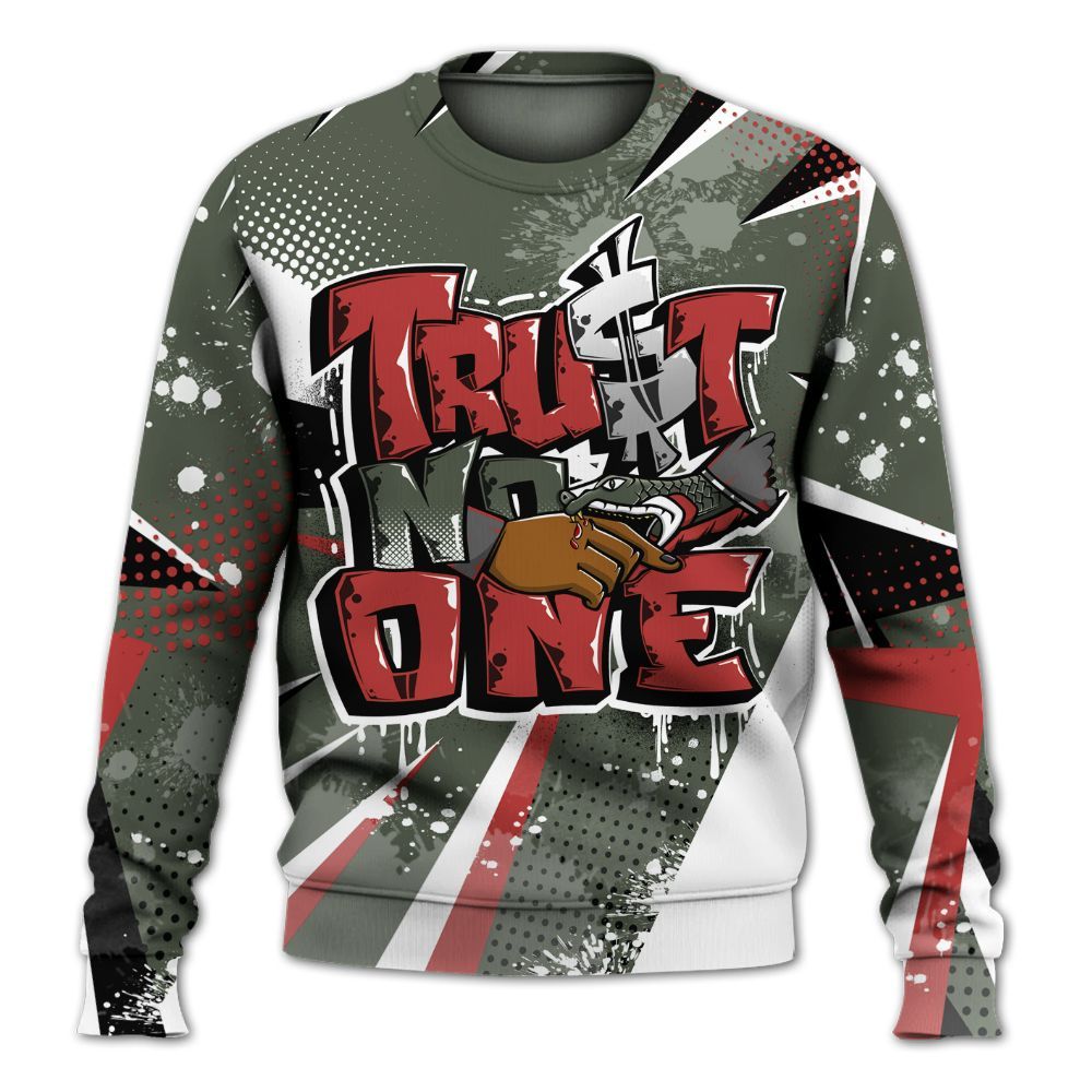 Sweatshirt To Match Air Force 1 Low Year Of The Snake Shirt, Poly Trust No One Dripping All Over Print