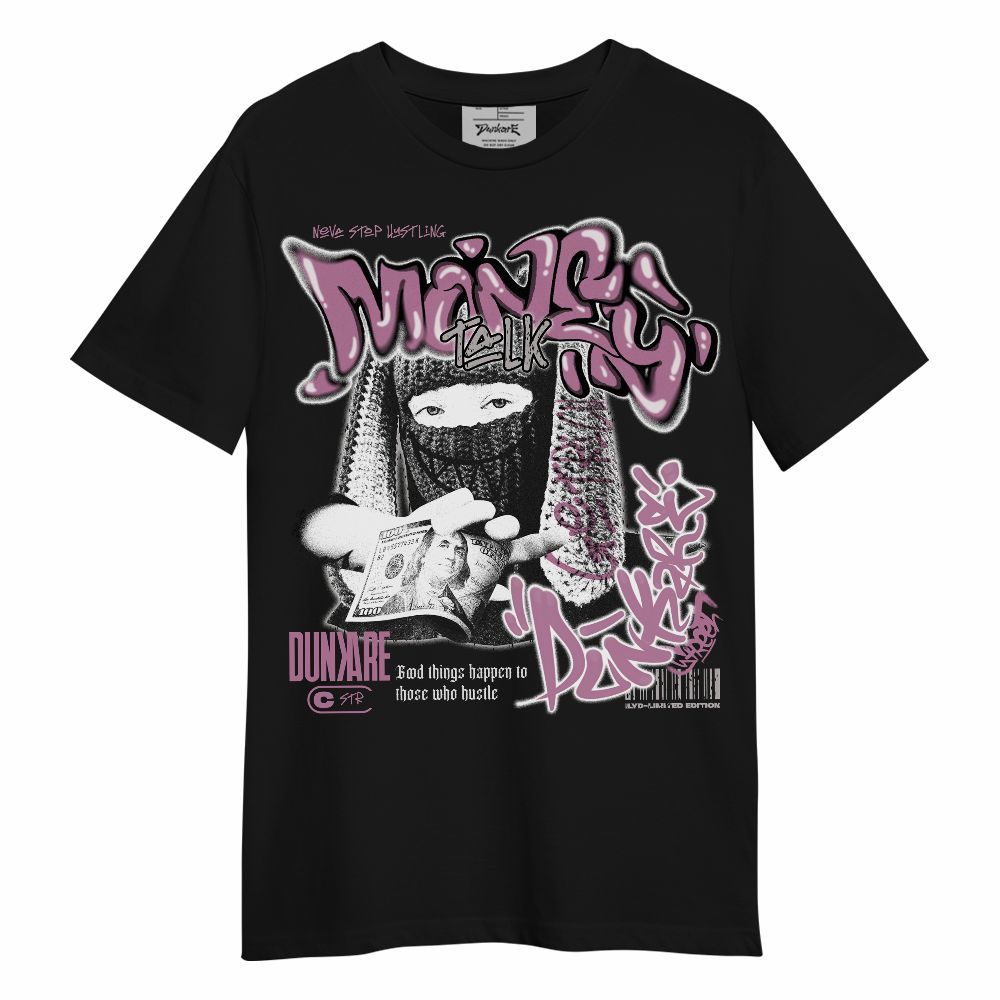 Shirt To Match Neutral Grey Black White Orchid 4s - Money Talk Rap Unisex Shirt
