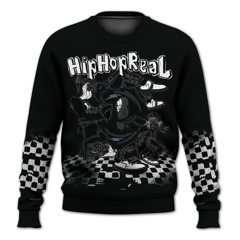 Knitted Sweater To Match Mid Space Jam 1s - Feel Life Street Style