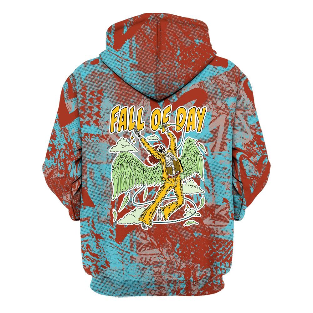 Hoodie To Match SB Dunk Di'Orr Greenwood - Fall Of Days Skeleton Heart All Over Print