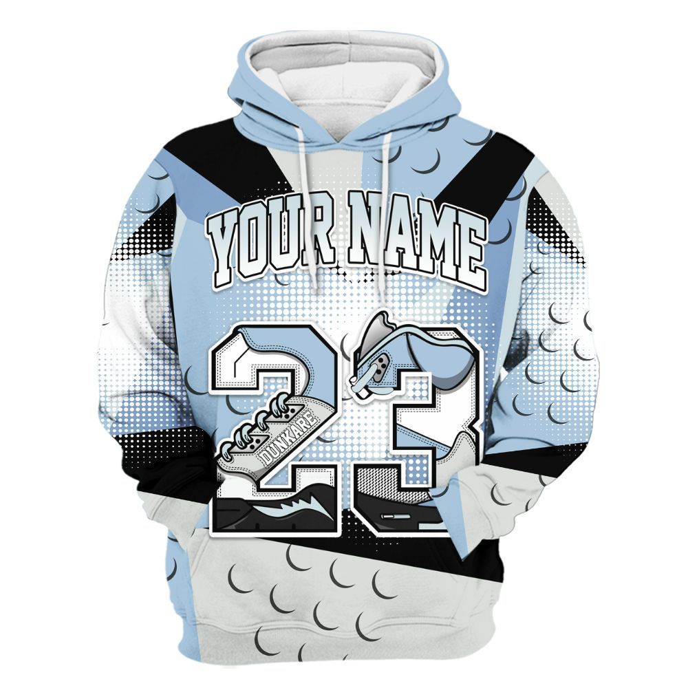 Hoodie To Match Forget Me Not 4s - Poly Custom Name Number 23 5s All Over Print