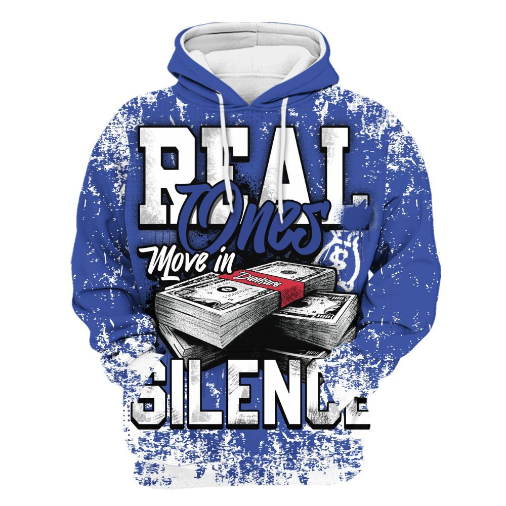 Hoodie To Match Air Griffey Max USA Red White Blue 1s - Move In Silence Money Street Retro All Over Print