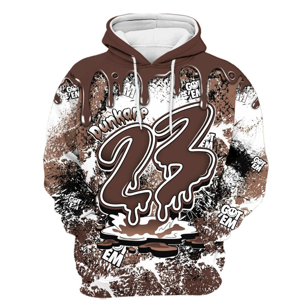 Hoodie To Match KD 4 Christmas - Dripping 23 Drip All Over Print