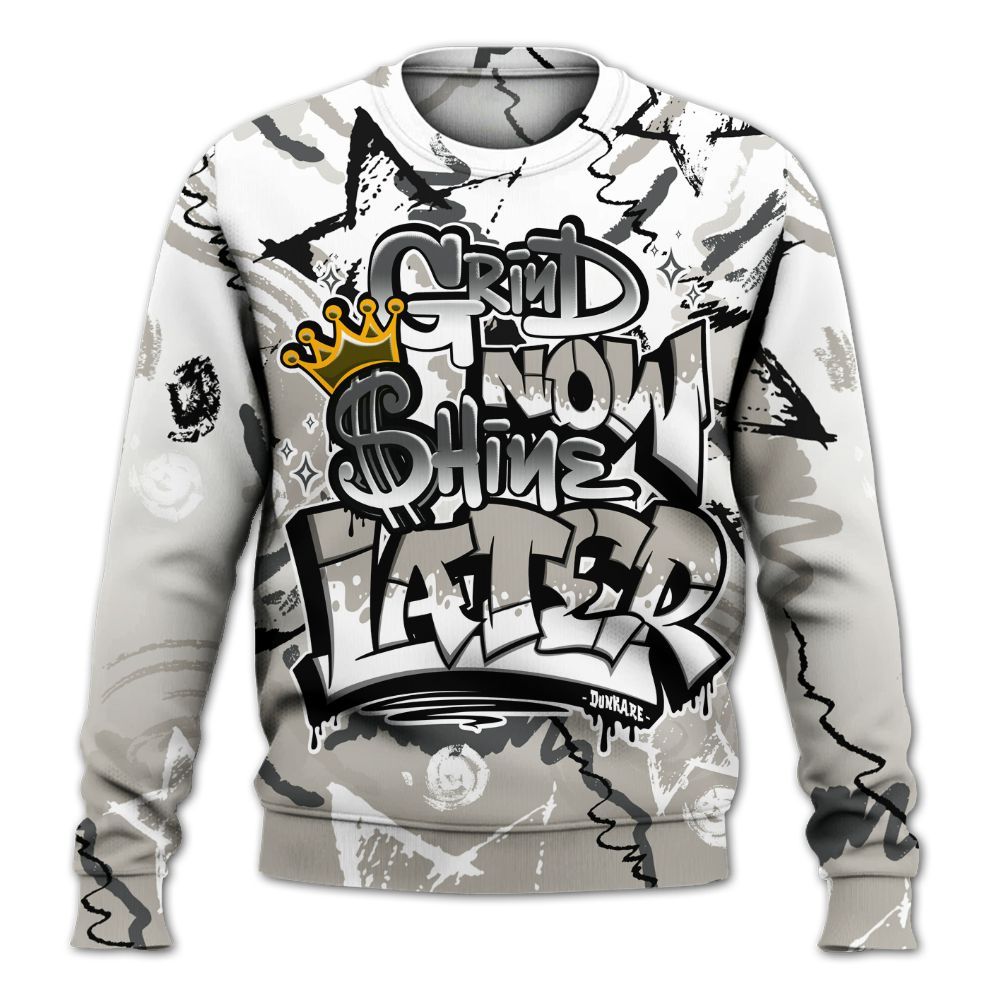 Sweatshirt To Match Dunk Low Appears Oreo - Grind Shine Later Drip All Over Print