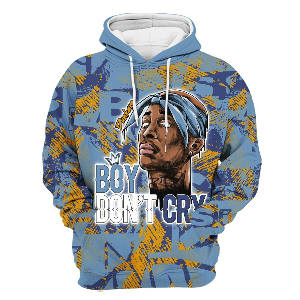 Hoodie To Match High OG First In Flight 1s - Boiz Ain't Cry Unique Abstract All Over Print