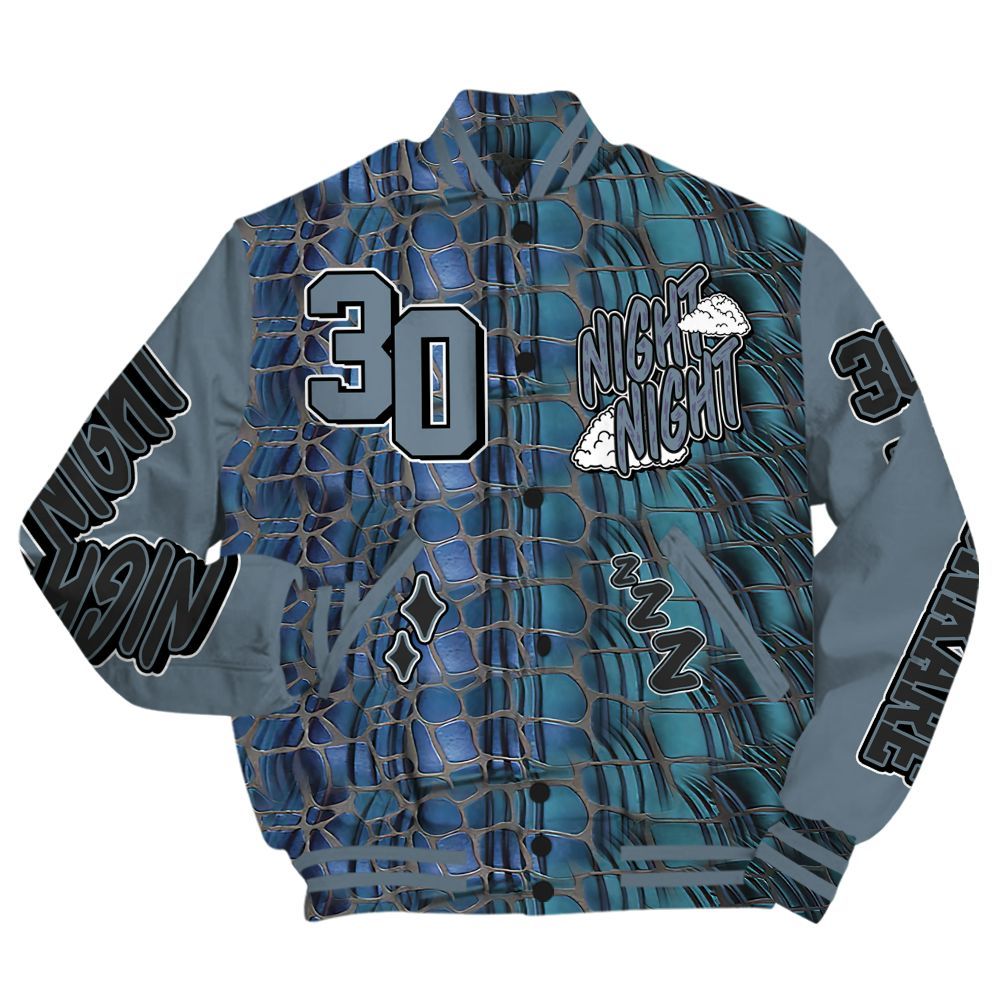 Varsity Jacket To Match Air Foamposite Kazuya Mishima - Seeya Skeleton All Over Print