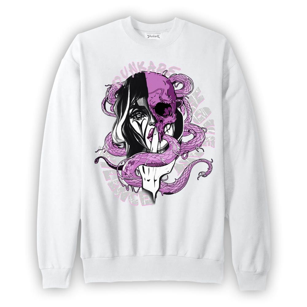 Sweatshirt To match Hyper Violet 4s Sweatshirt - Move In Silence Graphic 2103 NCMD