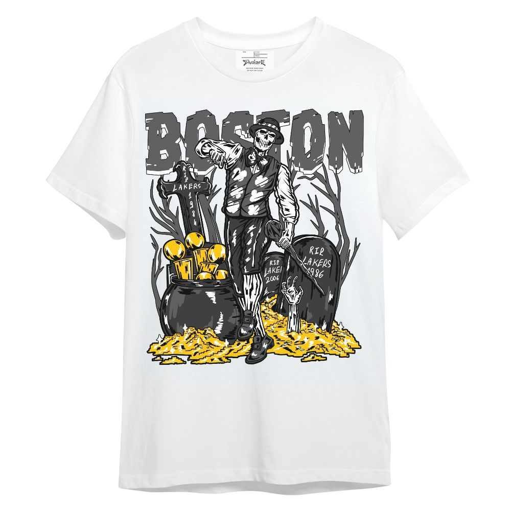 Shirt To Match White Thunder 4s - Goldrush Skeleton Unisex Shirt