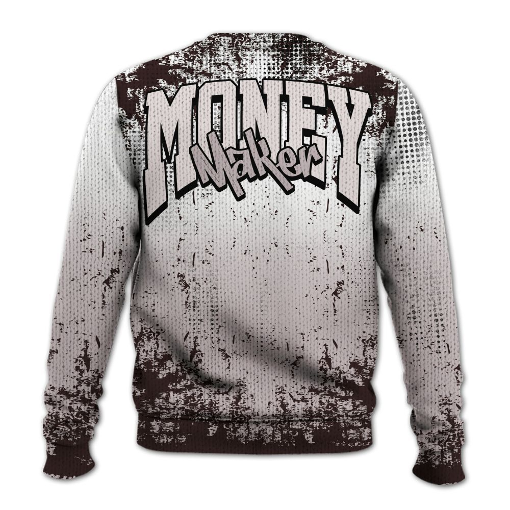 Sweater To Match AMM Air Smokey Mauve 6s - Move In Silence Money Street Retro Graphic