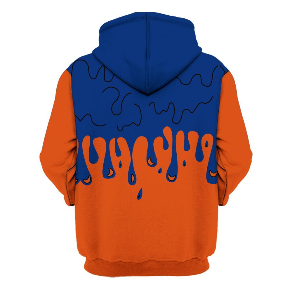 Hoodie To Match Mid Knicks 1s - Snake Trust No One Drip All Over Print