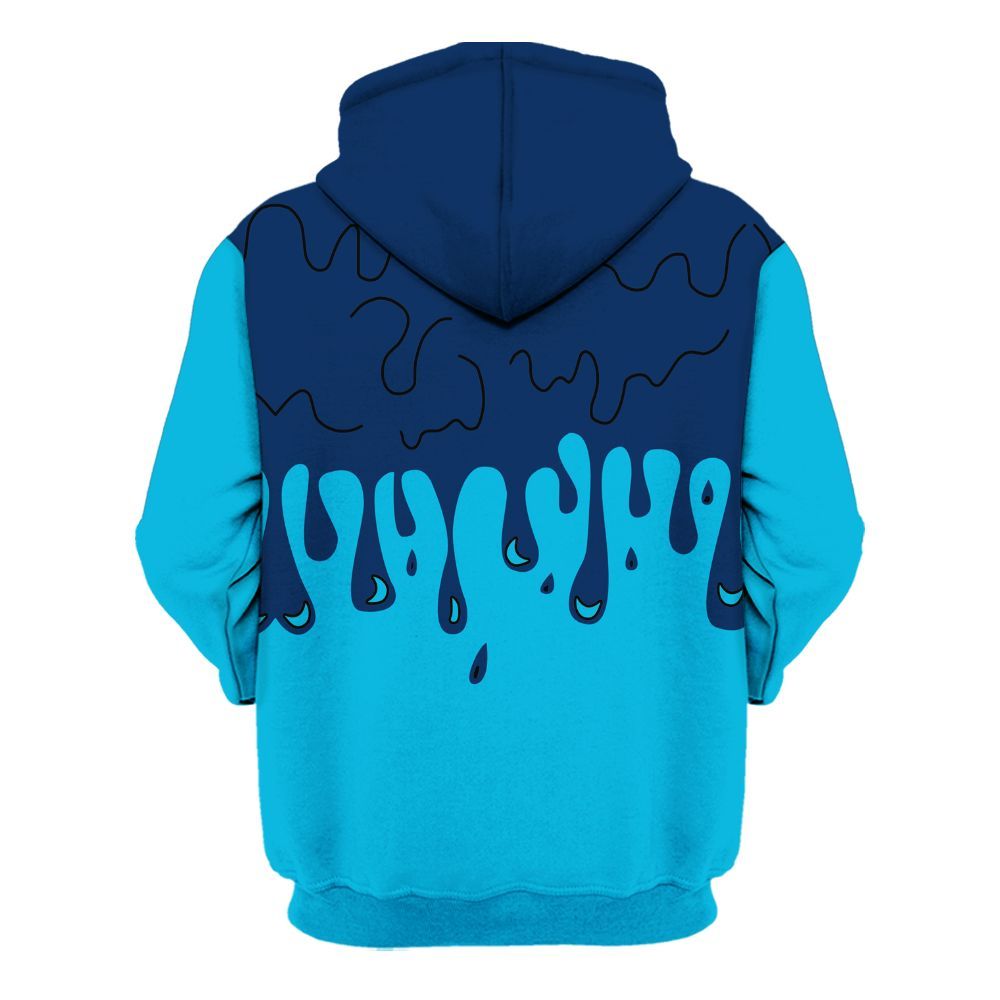 Hoodie To Match Dunk Low GS Electric Algae - Snake Trust No One Drip All Over Print