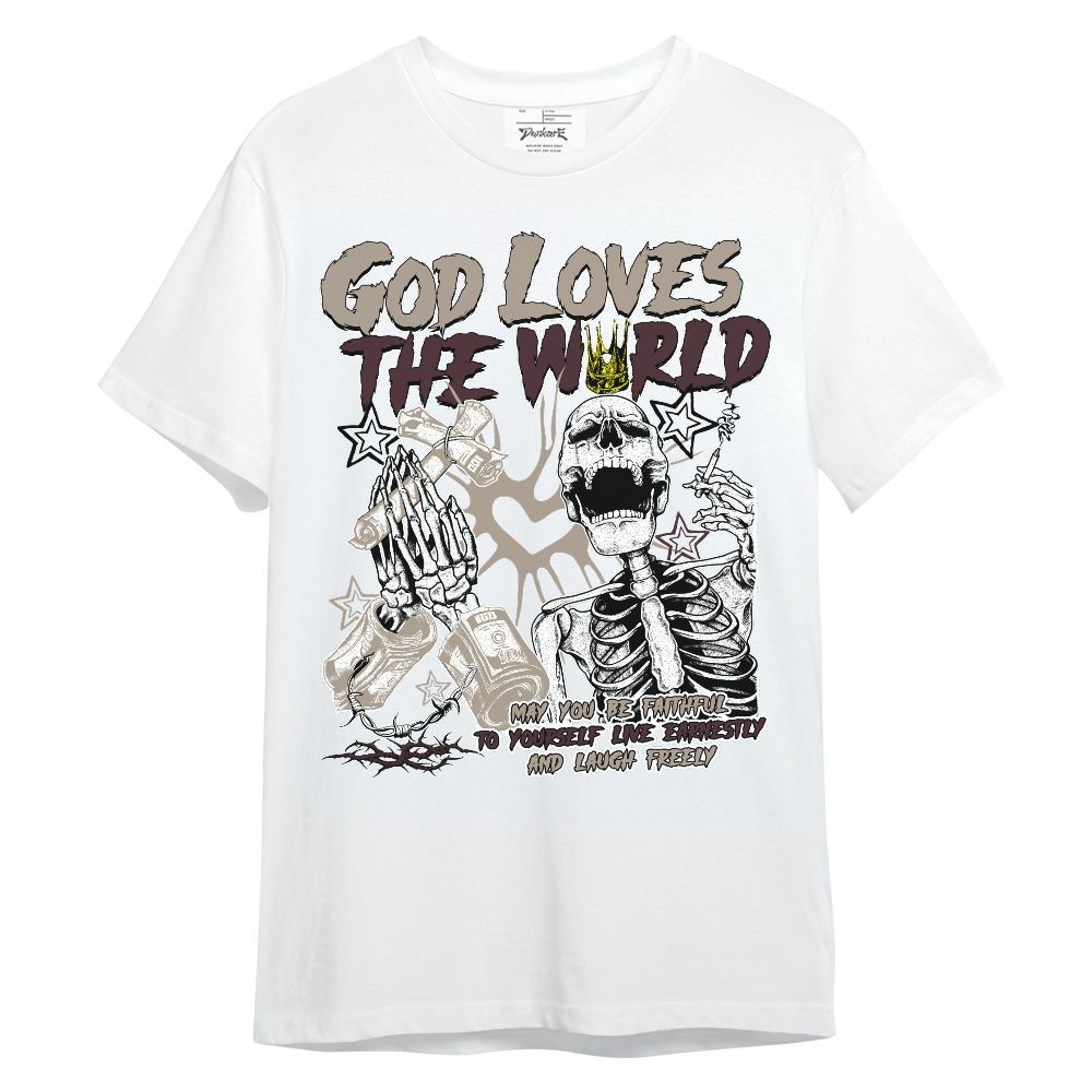 Shirt To Match AMM Retro Phantom 4s - God Loves The World Unisex Shirt