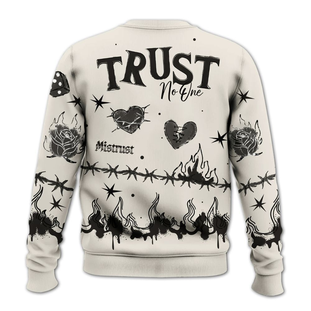 Sweatshirt To Match Air Max Plus Moonlight Swarovski - Trust No One Snake-Bite Doodle Crayon All Over Print