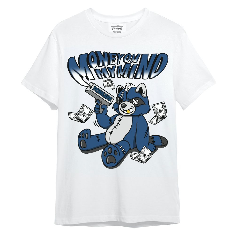 Shirt To Match High OG Midnight Navy 1s - Money On My Mind Raccoon Unisex Shirt
