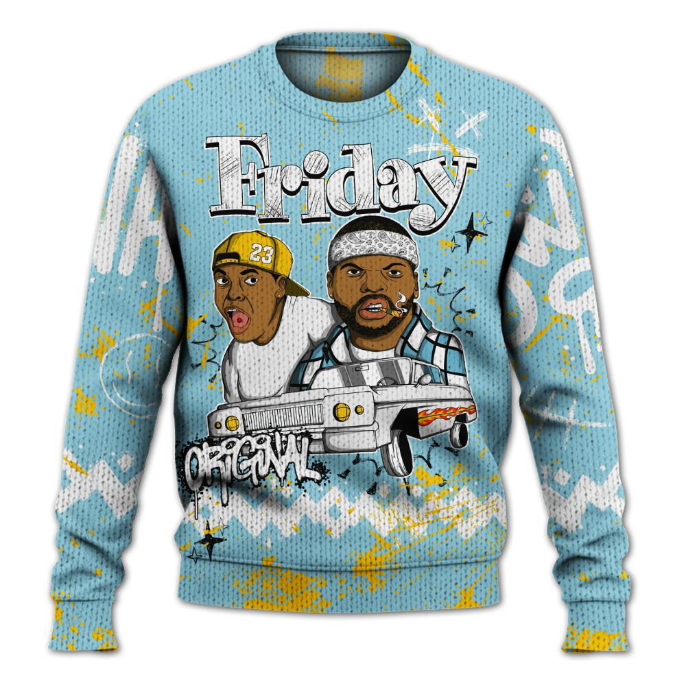 Knitted Sweater To Match Dunk High Homer Simpson - Friday Sneaker Crayon