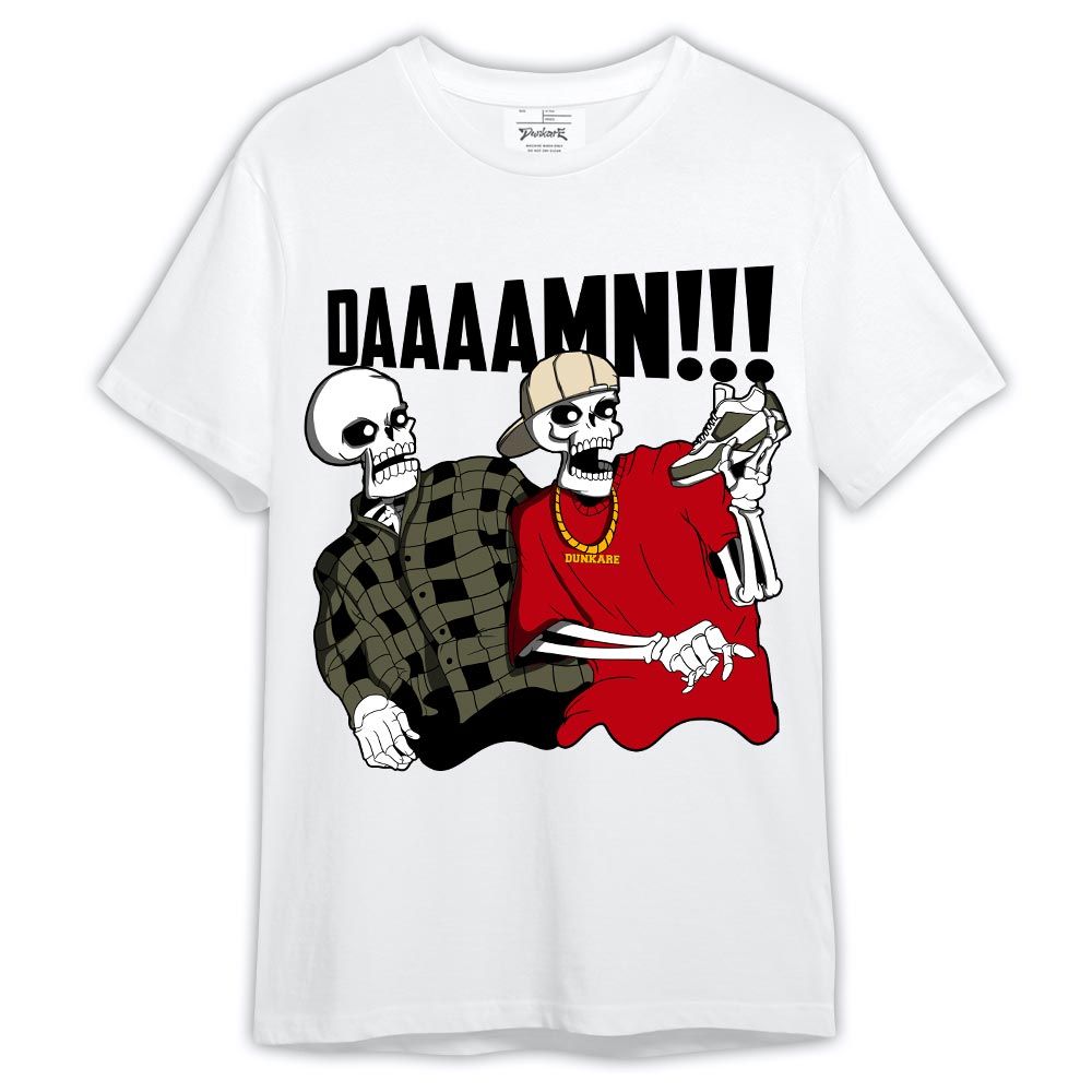 Shirt To Match Low OG Medium Olive 1s - What The DAAAMN Shirt Outfit