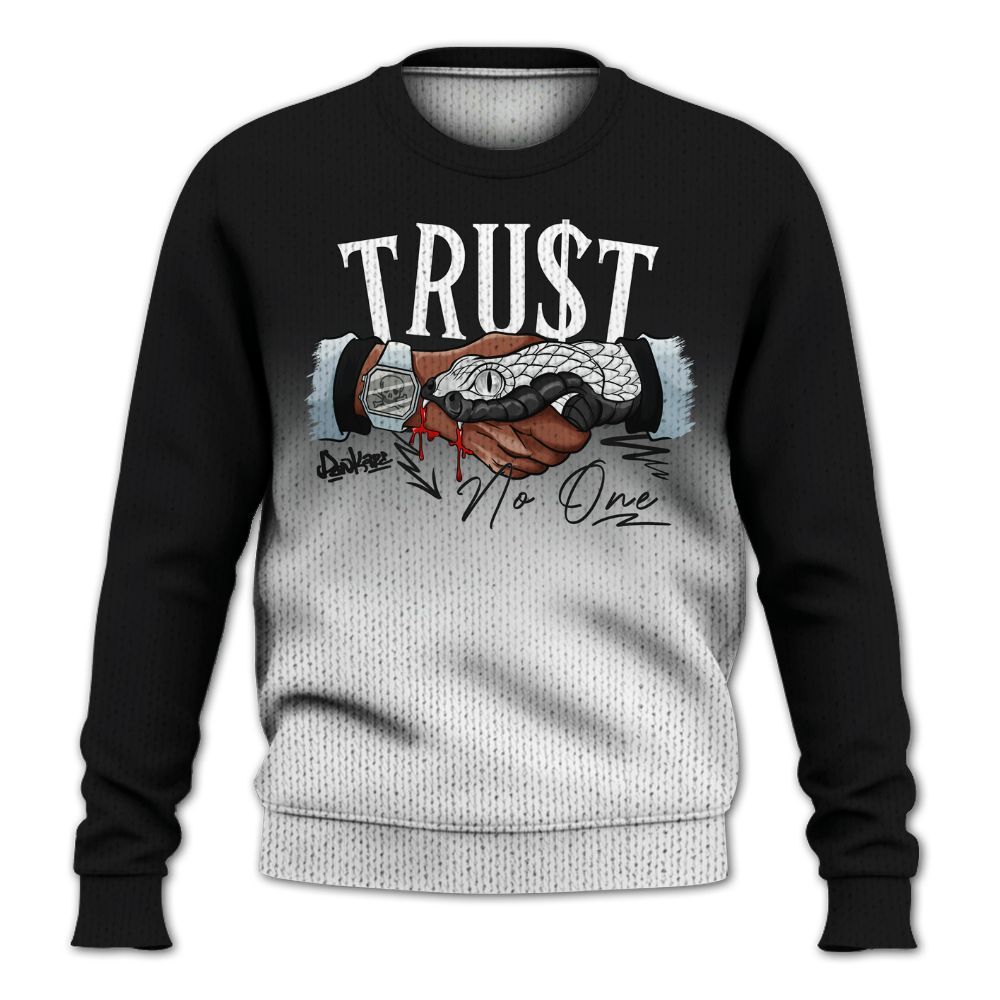 Knitted Sweater To Match Kobe 9 Protro Halo - Snake Trust No One Drip