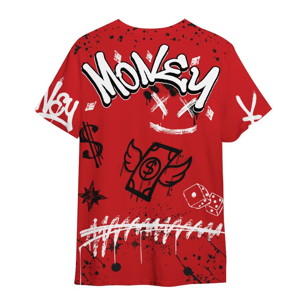 Shirt To Match Bloodline 12s - Everybody Paid In Full Crayon All Over Print