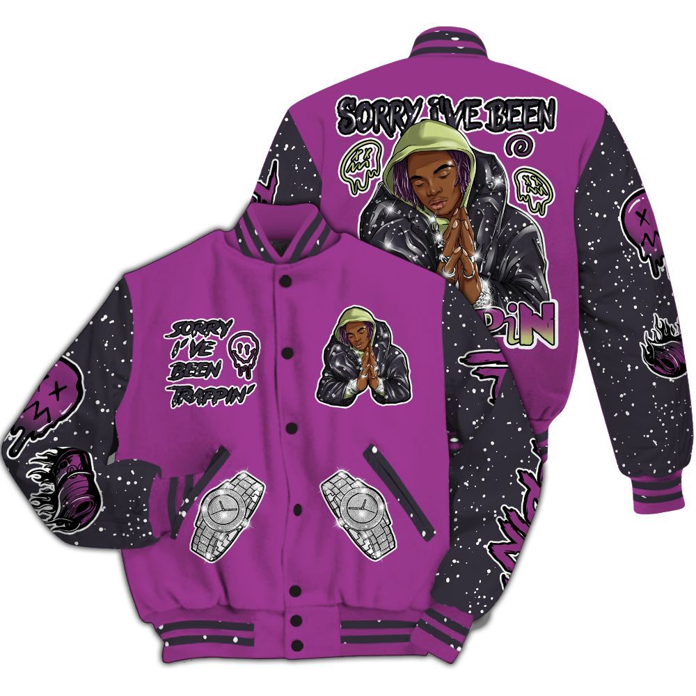 Varsity Jacket To Match Ja 2 Staregazer - Trappin' Unique All Over Print