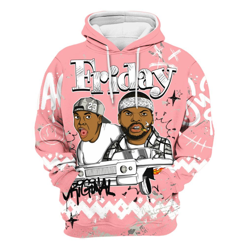 Hoodie To Match Retro Wings 3s - Friday Sneaker Crayon All Over Print