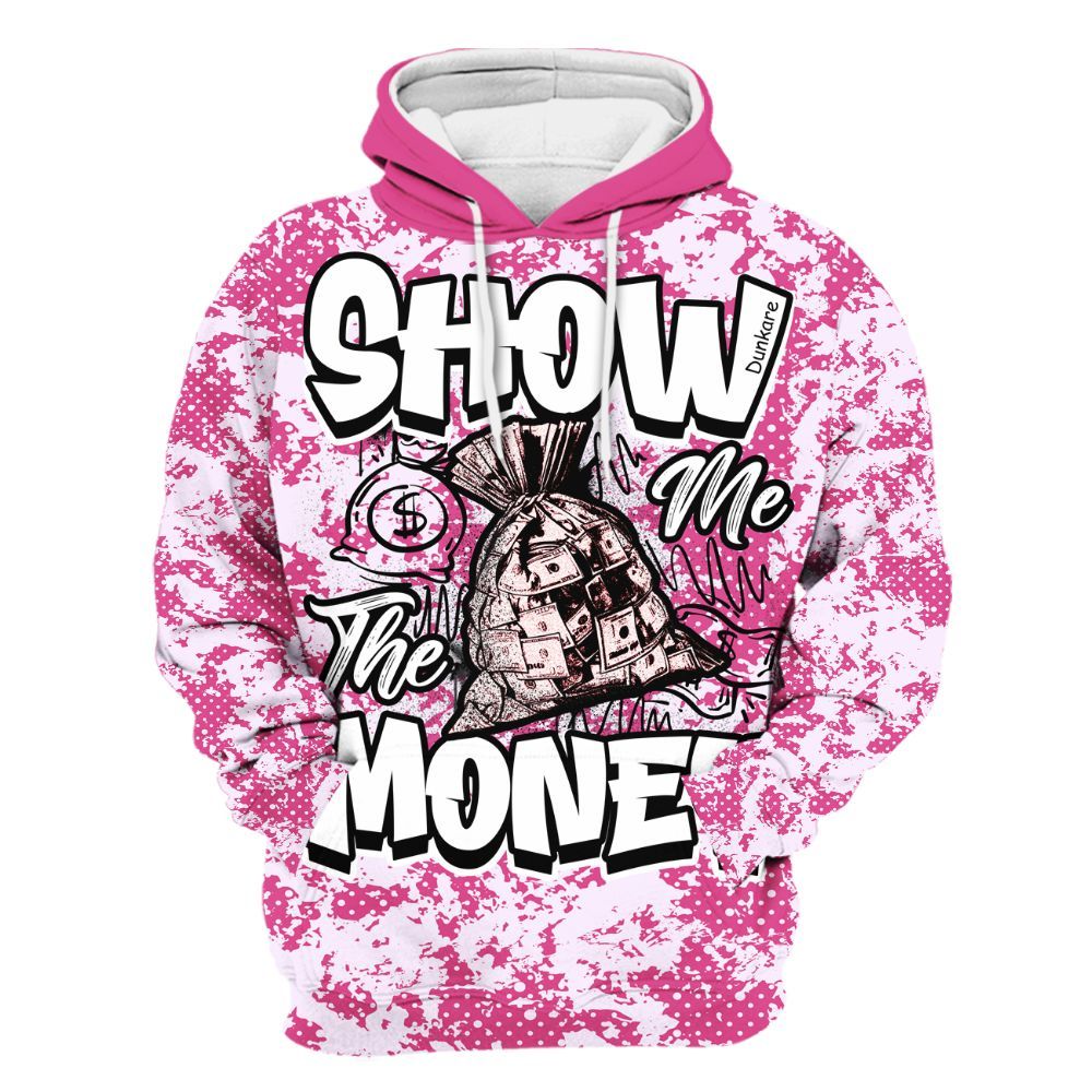 Hoodie To Match KD 4 Aunt Pearl - Show Me The Money Retro All Over Print