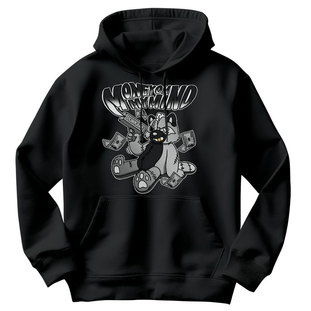 Sweatshirt To Match Metallic Silver 14s - Money On My Mind Raccoon Graphic