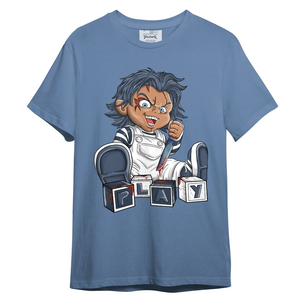 Shirt To Match Low Diffused Blue 11s - Play Horror Unisex Shirt