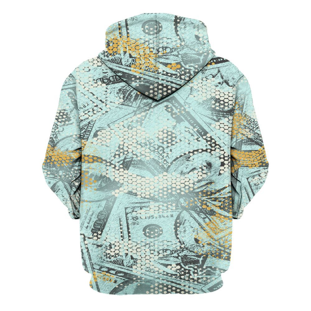 Hoodie To Match Pure Platinum 4s - From Rags To Riches All Over Print