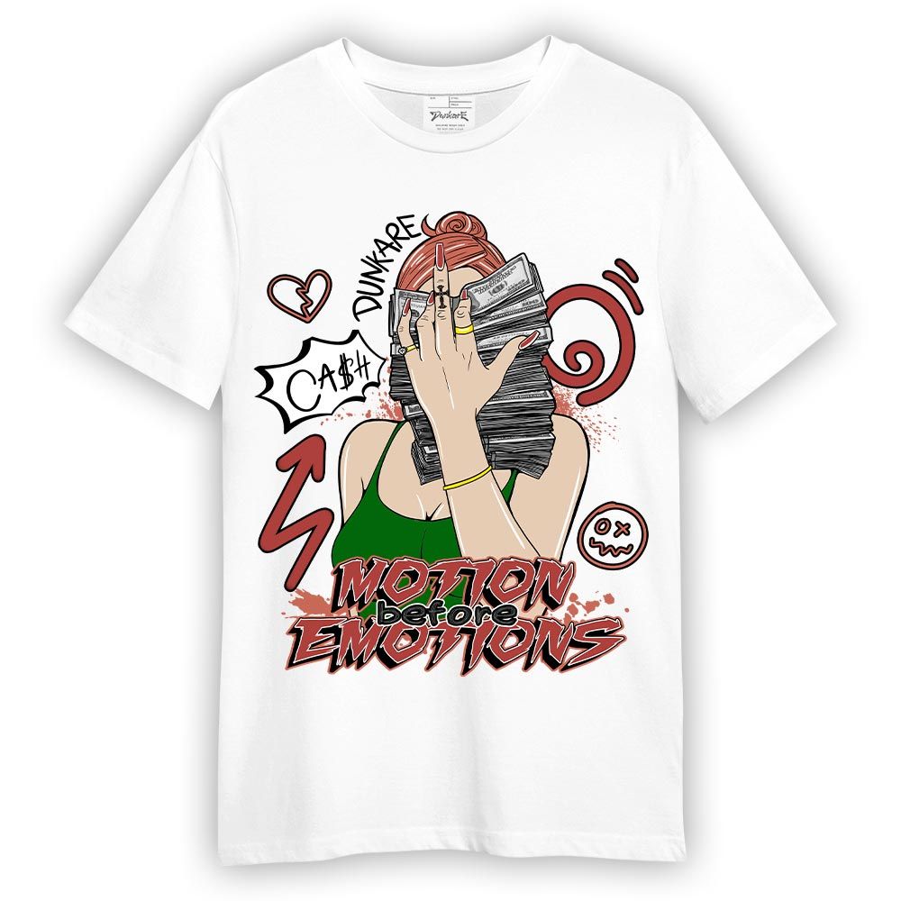 Shirt To Match Dune Red 13s T-- Motions Before Emotions Unique T-Shirt Unisex