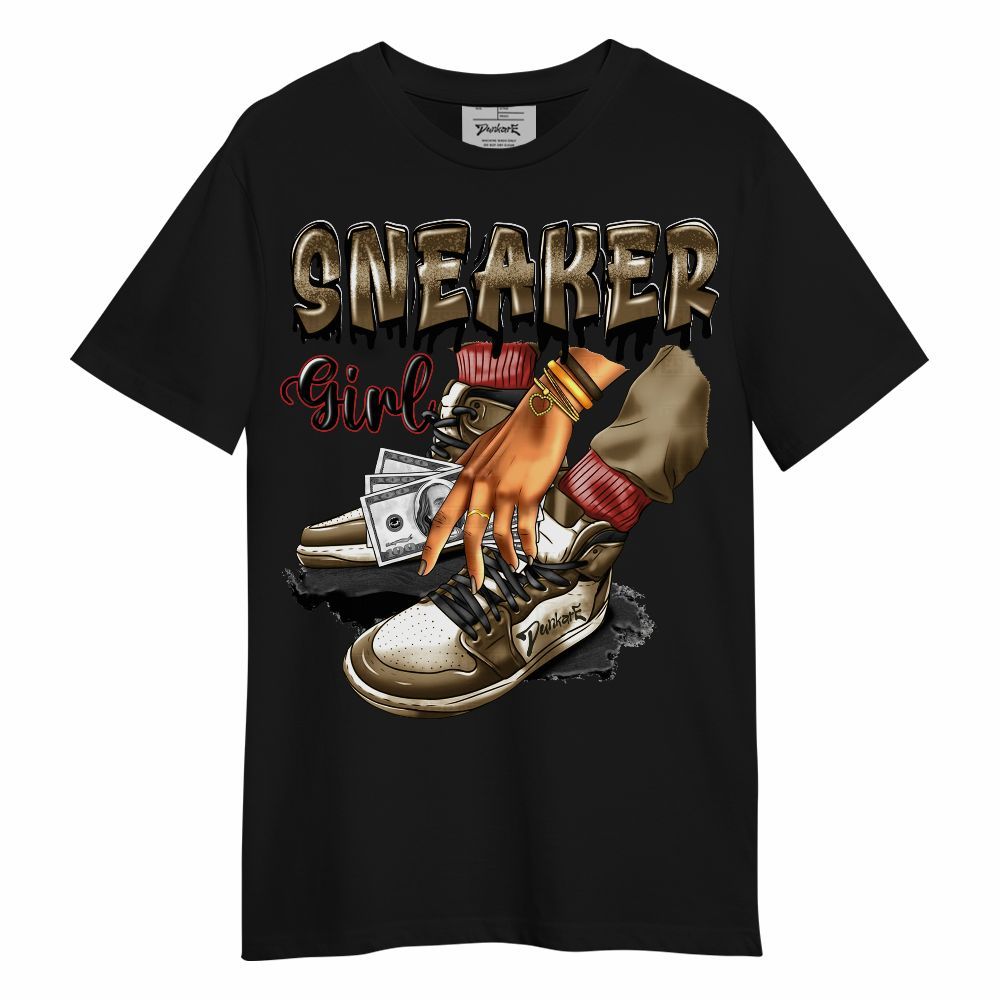 Shirt To Match Olive 9s - SNEAKER Girl Money Drip Unisex Shirt