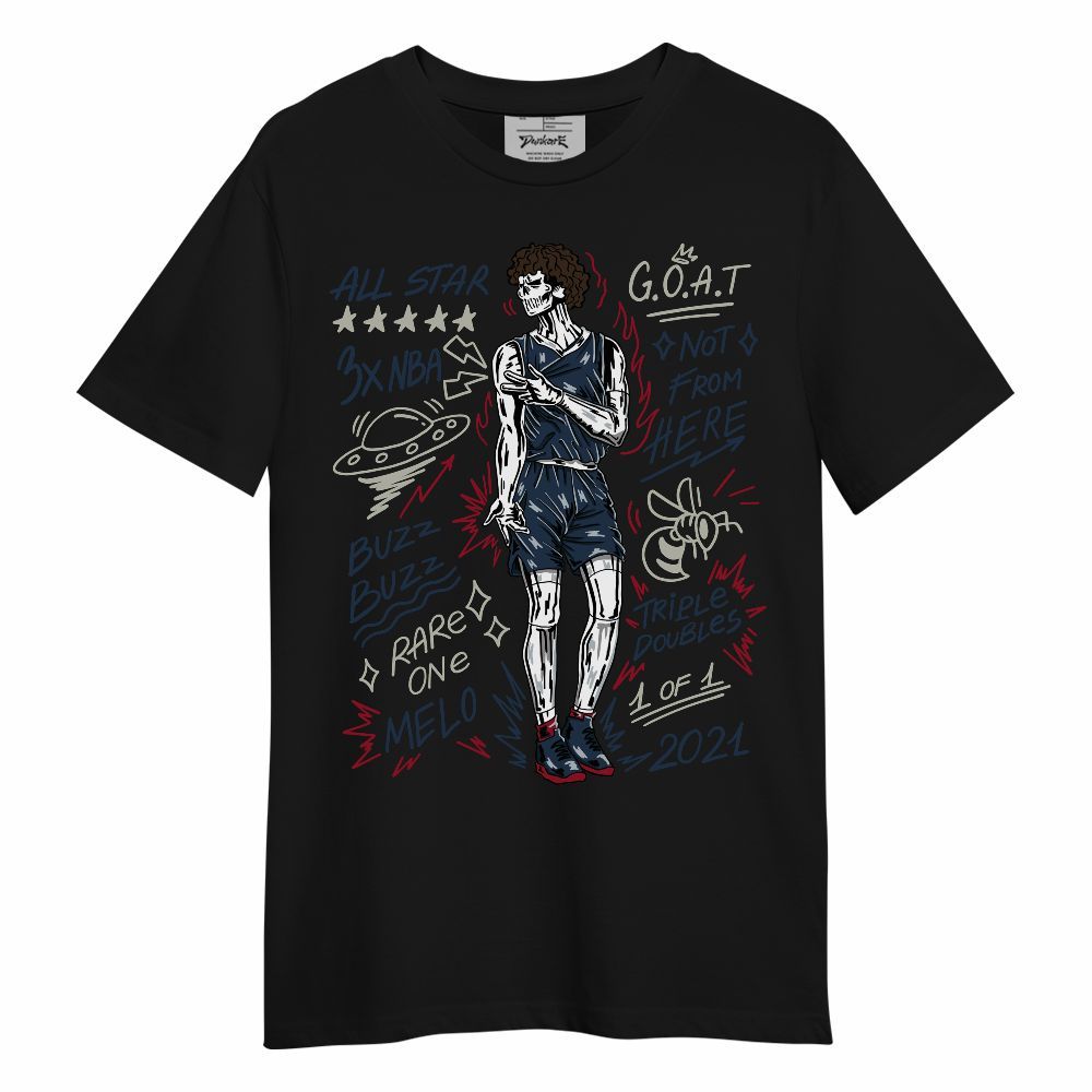 Shirt To Match Navy Blue 2024 6s - Not 'ere Skeleton Unisex Shirt