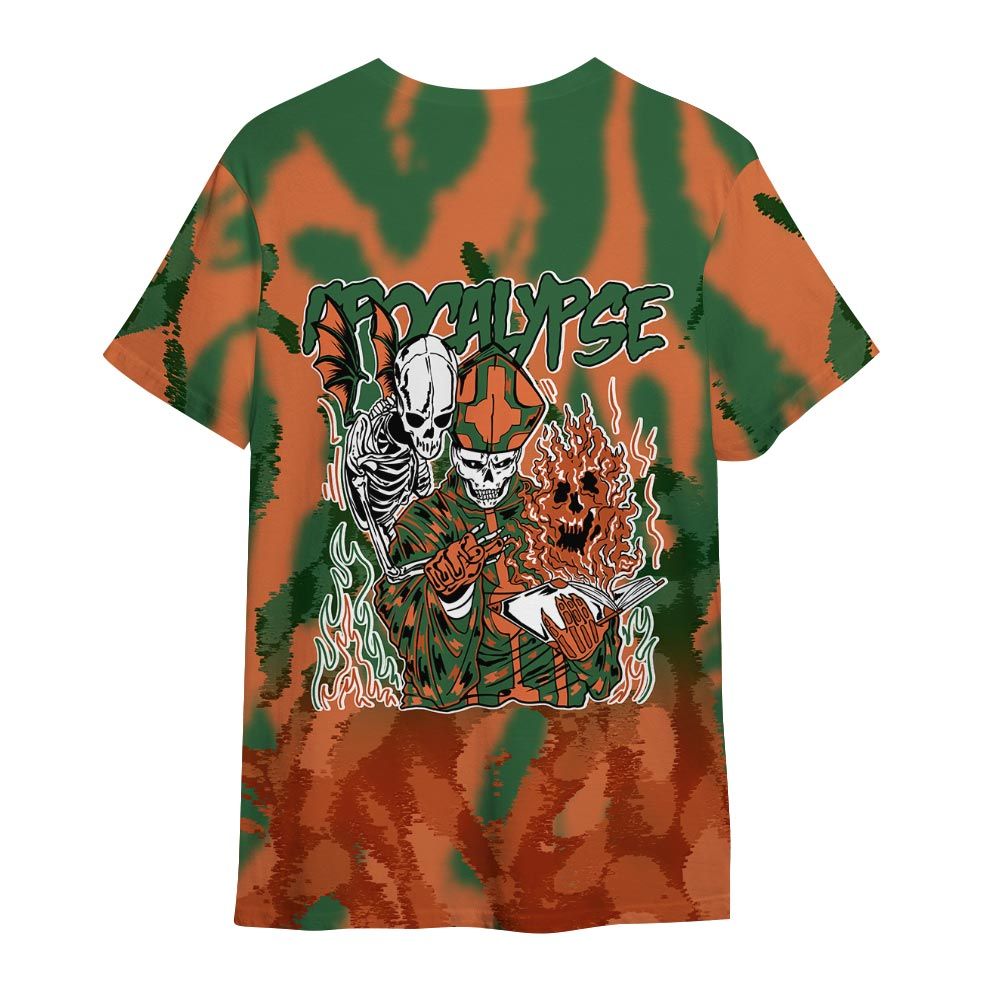 Shirt To Match Low Miami 5s - Apocalypse Skeleton Burn Shirt Unisex