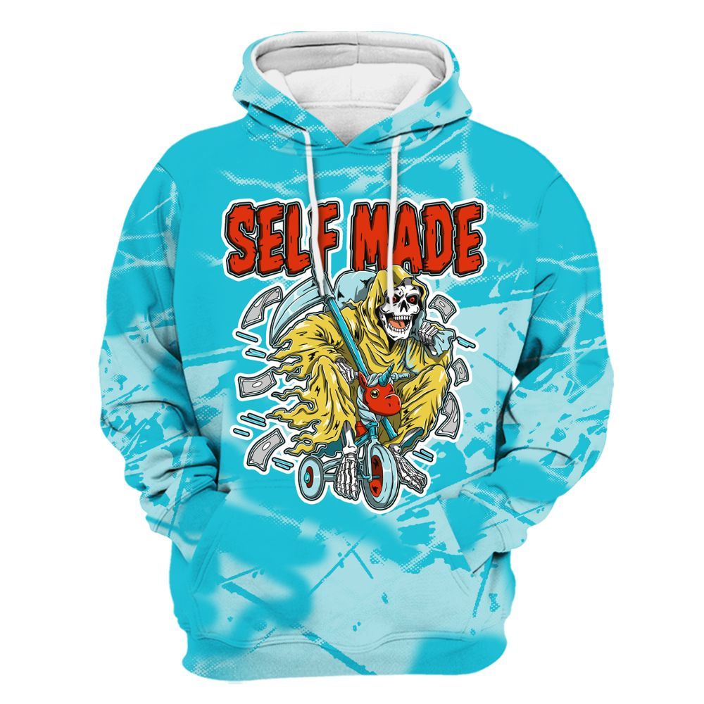 Hoodie To Match Dunk Low KD 17 N7 - Self Make Skeleton Profound All Over Print