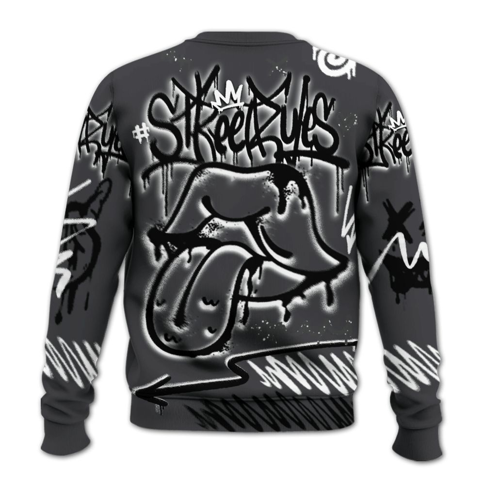Sweatshirt To Match Fear 4s - Break Rules Streetwear All Over Print