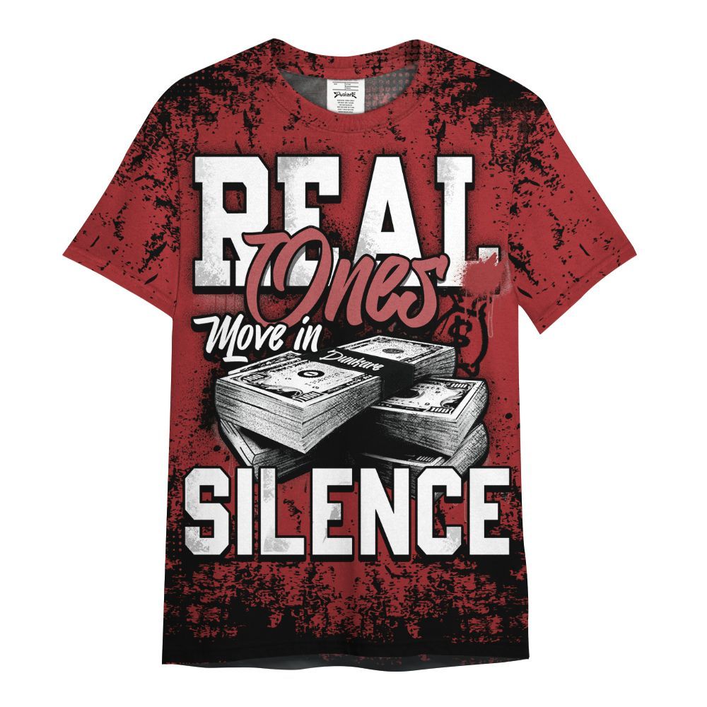 Shirt To Match Alternate Flu Game 12s - Move In Silence Money Street Retro All Over Print