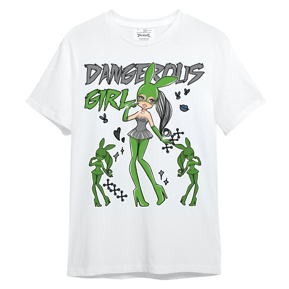 Shirt To Match Retro Green Bean 5s - Dangerous.Girl Unisex Shirt